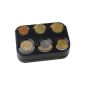 Euro coin holder coin box 6 compartments adhesive HR 857 (Electronics)