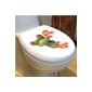 BestOfferBuy Crazy Green Frog bathroom toilet seat cover Decal Sticker (household goods)