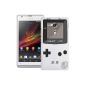 Creator Case for Sony Xperia SP - Case / Cover / white Protective Case Rigid Plastic (rigid rear) with cool gameboy color pattern (Electronics)