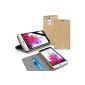 CaseBase - Folio Case Cover for LG OR G3 S / Beat LG G3 / G3 LG Mini with support internal storage and viewing.  (Wireless Phone Accessory)