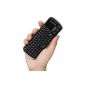 TeckNet® X330 2.4G Mini Wireless Cordless Wireless German handheld keyboard Keyboard for MacOS 10.x or later / Linux Debian 3.1 / PC / HTPC / Google Android TV with touchpad, mouse LED (Electronics)