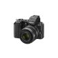 Nikon 1 V2 System camera (14 megapixels, 7.5 cm (3 inch) display, hybrid auto focus, electronic viewfinder, full HD video) black Kit incl. 10-30mm VR + 30-110 mm Lens (Electronics)