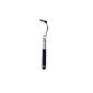 smartec24® Mini telescopic stylus in black telescopic stylus pen stylus extendable from 5.5 cm to 7.5 cm.  Welt softball tip for a display gentle and safe use (electronics)