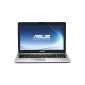 Asus N56VZ-S4066V 39.6cm (15.6-inch) notebook (Intel Core i7 3610QM, 2.3GHz, 8GB RAM, 750GB HDD, NVIDIA GT 650M, DVD, Win 7 HP) (Personal Computers)