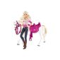Mattel - V6984 - mannequins Dolls - Barbie and her trotter horse (Toy)
