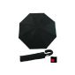 Tot umbrella Minimatic SL with crook handle stable black