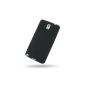 Samsung Galaxy Note 3 Luxury Silicone Case - SM-N900P (For Sprint Samsung Galaxy Note 3) (Black) by Pdair (Electronics)