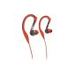Philips SHQ3200 / 10 ActionFit Sport Headphones with earloop (9mm speaker drivers) red-black (Accessories)