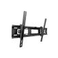 Ricoo ® TV wall mount R07 Flat tiltable Plasma LCD LED wall mount for TV mounts TV mounts TV wall mount with 74 - 165cm (30 - 65 