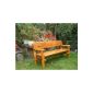 Garden bench "Hohegeiß" Solid oak (garden products)