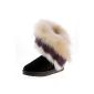 Zeagoo Woman Winter Snow Ankle Boots Shoes Hot Fur
