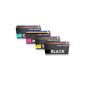 Luxury 4 Cartridge CLP320 Toner Cartridges Set for Samsung CLP-320 / CLP-325 / CLX-3180 / CLX-3185 - Assorted Colours (Office Supplies)