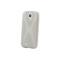 iProtect TPU Cases Samsung Galaxy S4 Case X-Shape Grey (Electronics)