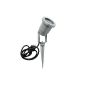 s`luce Spike Outdoor spotlight with ground spike Silver KHS8603 (household goods)