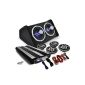 4.1 car speaker Complete Hifi Set Blackline 620 10000W output stage amplifier 16cm subwoofer boxes (electronics)