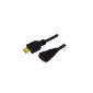 LogiLink CH0059 HDMI 1.4 Cable Male / Female 1 m Black (Accessory)