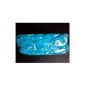 Lot 600 elastic silicon metal METAL Blue, 12 clasps for rainbow Loom Bands (Jewelry)