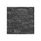 Rasch Factory stone look non-woven wallpaper wall Anthracite 438 307