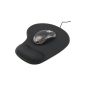 TRIXES Gel Wrist Rest Black Comfort Mouse Mat Mice Pad Support (Electronics)