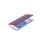 kwmobile® practical and chic flap protective case for Samsung Galaxy S5 G800 Mini in Purple (Electronics)