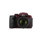 Nikon Coolpix P520 Digital Camera (18 Megapixel, 42x opt. Zoom, 8 cm (3.2 inches) LCD display, image stabilizer) garnet red (Electronics)