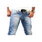 Cipo & Baxx Jeans C-595 Blue Rib (Textiles)