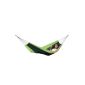 Hammock Silk Traveller parachute silk green - Load bearing 150 kg (garden products)