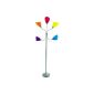 Lamp Lamp 5 articulated and swiveling heads multicolor