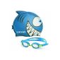 Mares children bathing cap and goggles Goggle Meteor Character (equipment)