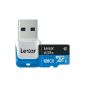 Lexar Professional 128GB high-performance Class 10 UHS-I 600x 95MB / s Micro SDXC memory card with USB 3.0 card reader (optional)