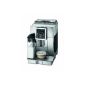 DeLonghi ECAM 23.450.S One Touch fully automatic coffee machine Cappuccino (1.8 l, 15 bar, integrated milk system, IFD System) silver (household goods)