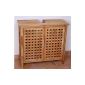 Vanity cabinet made of oiled walnut / washbasin cabinet