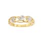 Ring - 9 - RC073DI - Women - Yellow Gold (9 carats) 2.44 Gr - Diamond - T 54 (Jewelry)