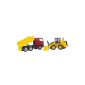 Bruder - 2752 - Vehicle Miniature - Tipper with backhoe (Toy)