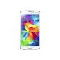 White Samsung Galaxy S5 SM-4G Warranty Europeenne G900FZWAITV (Electronics)