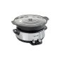 Crock Pot Slow Cooker CSC011X-01 Electric Jig Stainless Steel / Ceramic Black 6 L (Kitchen)