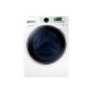Samsung WW12H8400EW / EC washing machine front loader / A +++ A / 1400 rpm / 12 kg / White / Blue Crystal Design / LCD Display (Misc.)
