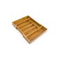Relax Days 10016098 Besteckkasten bamboo extendable drawers 5-7 (household goods)