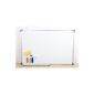Point-home magnetic board / whiteboard / chalkboard / whiteboard - 90 x 60 cm - white - 12 magnets