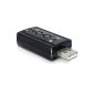61961 Delock USB Sound / SPDIF Adapter (USB A male to 3.5mm jack) (Accessories)