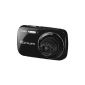 Casio Exilim EX-N1 digital camera (16.1 megapixels, 6.9 cm (2.7 inch) display, 5x opt. Zoom, HD Video) Black Lightning (Camera)