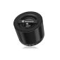 kwmobile | Mini Wireless Bluetooth Speaker | with micro SD card slot, FM radio and microphone in Black (Wireless Phone Accessory)