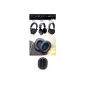 Headphone ear cushions, ear cushions replacement for headphones, compatible with Sony MDR-7506 MDR-V6, MDR-CD900ST, etc. (Packaged 1 pair (2 pieces)) Type 18 (Electronics)