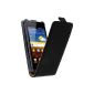 Elegant Flip Case for Samsung - Select your phone - KXE (For Galaxy S Advance i9070, Black) (Electronics)