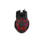 aLLreli® SK-T2 Wired Mouse Gamer - [Programmable] 4000 DPI High Precision for PC | Programmable Buttons 6 | 2 profiles | Micro switches Omron equipment - Professional for players (Electronics)