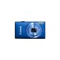 Canon IXUS 132 digital camera (16 megapixel, 8x opt. Zoom, 6.9 cm (2.7 inch) display, image stabilized) Blue (Electronics)