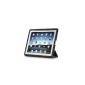 Smart Cover / Case for iPad 2, Case with Sleep and Wake Up Function, with the back protection (Black) (Electronics)