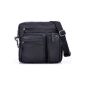 REBELS & LEGENDS, Cntmp, Unisex - Adult Messenger, business bags, briefcases, handbags, shoulder bags, leather, black, 28x28x6cm (W x H x D) (Shoes)