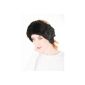 Satsuma.FR - Cache Ears Headband Deluxe Woman Faux Fur Lined With Satin (Clothing)