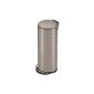 Hailo 0523-189 Design pedal waste bin TOPdesign 26, pearl gray (household goods)
